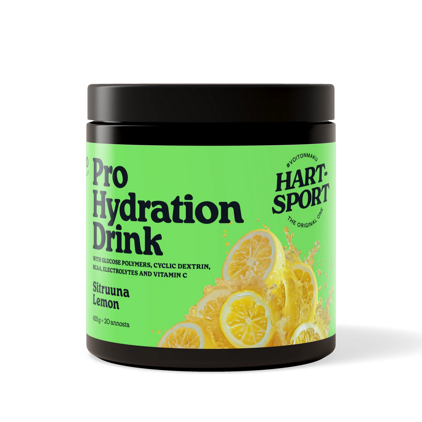 专业补水饮料柠檬味 455 g｜Hart-Sport Pro Hydration Drink Sitruuna 455 g