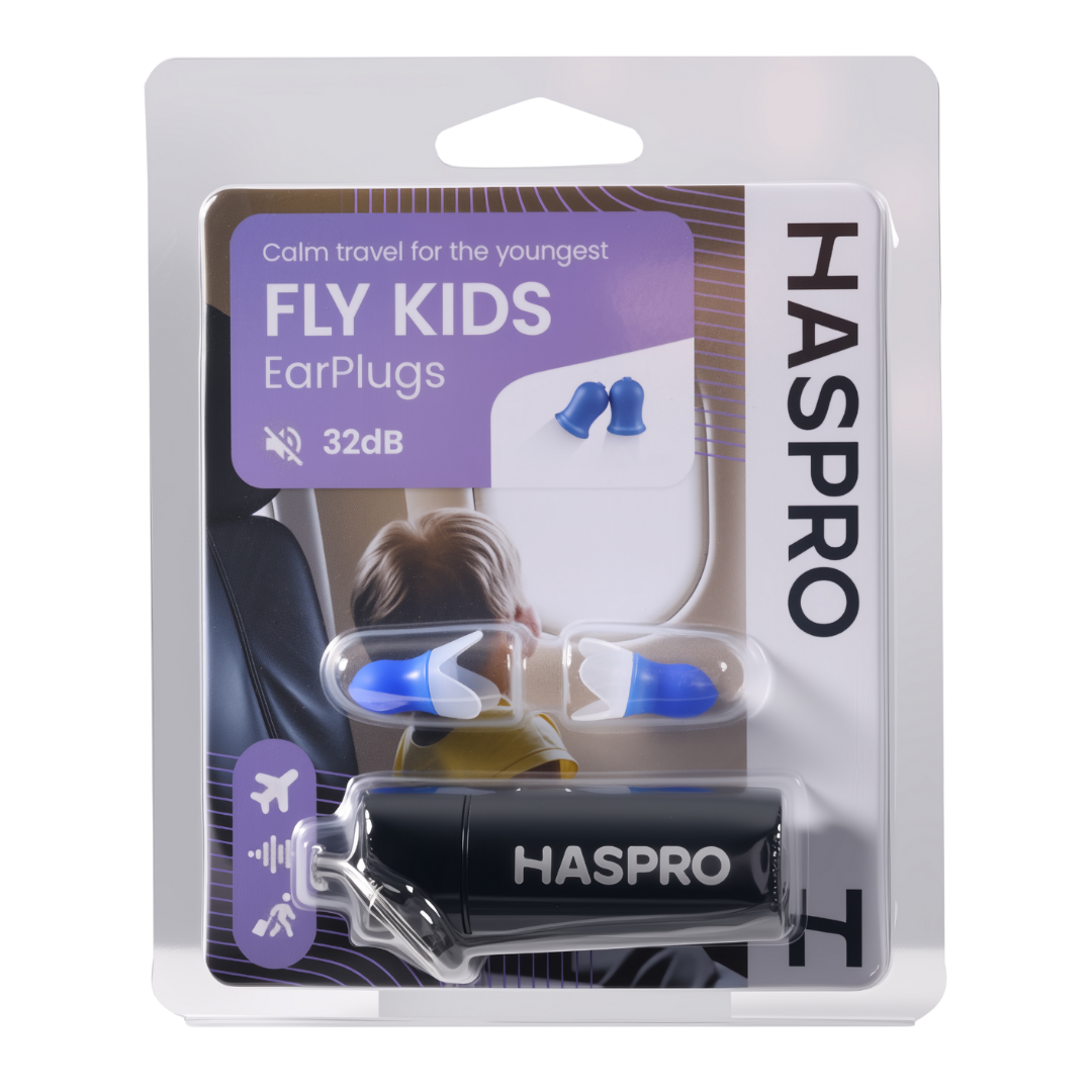 Haspro Fly 儿童飞行耳塞 1 pari