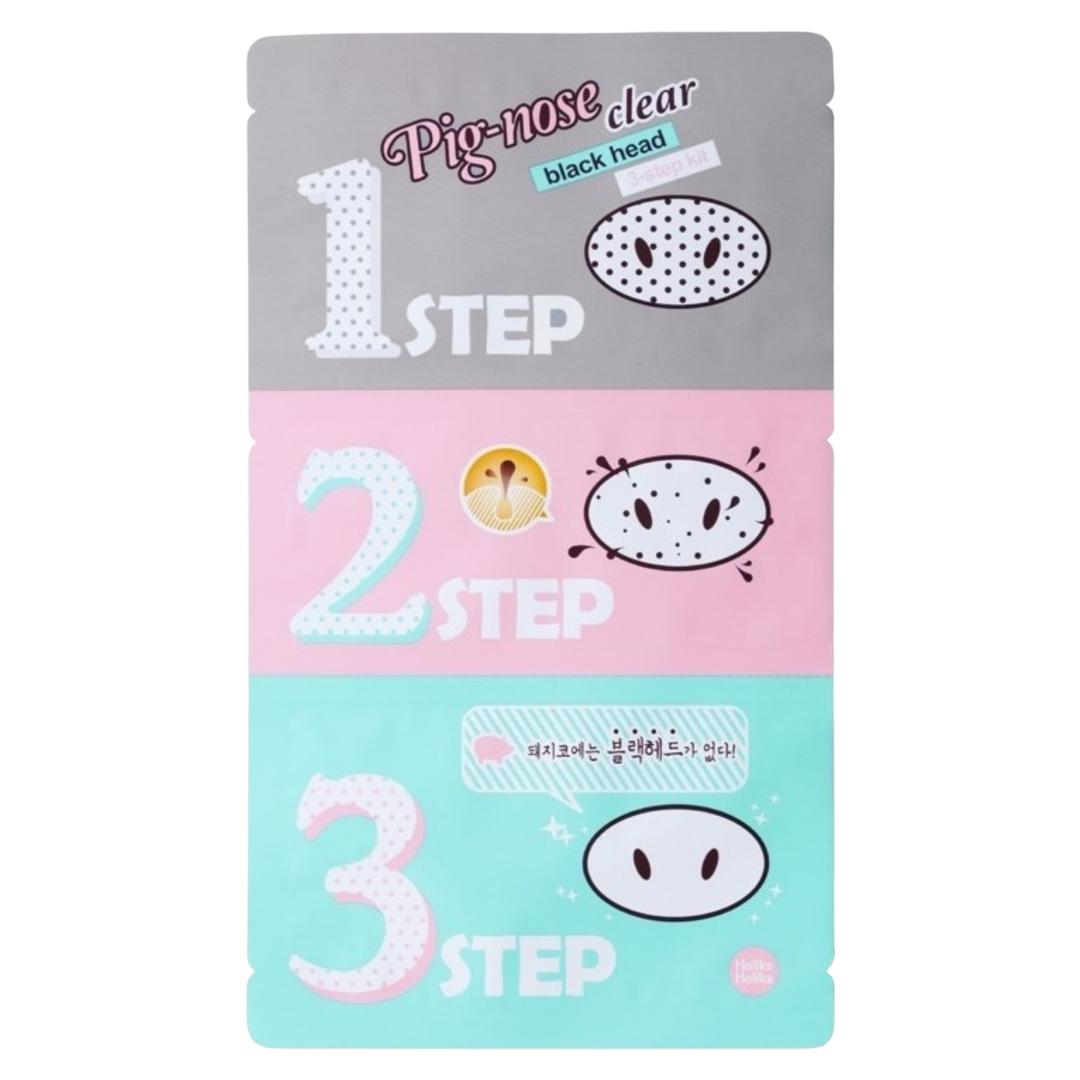 Holika Holika 猪鼻贴 黑头三步套装