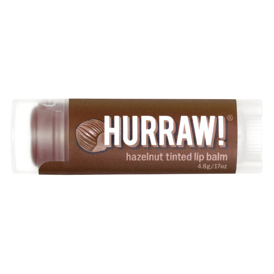Hurraw! 榛子润色唇膏 4,8 g｜Hurraw! Hazelnut Tinted Lip Balm - Sävyttävä huulivoide 4,8 g