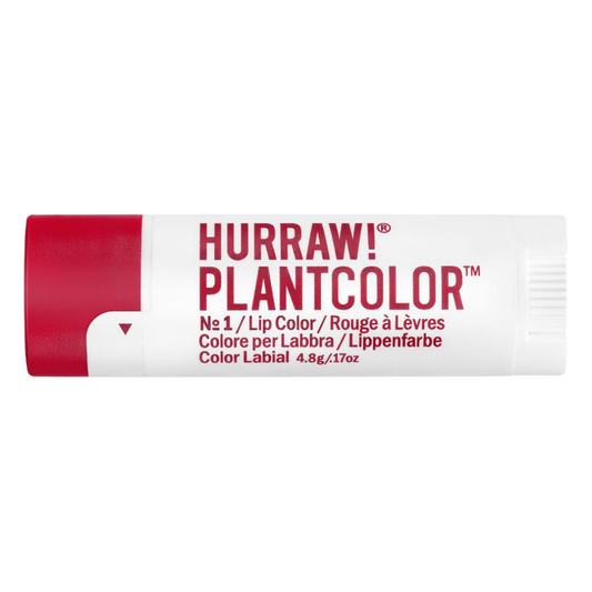 Hurraw! 植物色彩1号润色唇膏 4,8 g｜Hurraw! Plantcolor No1 - Sävyttävä Huulivoide 4,8 g