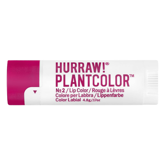 Hurraw! 植物色彩2号润色唇膏 4,8 g｜Hurraw! Plantcolor No2 - Sävyttävä Huulivoide 4,8 g