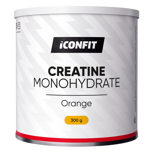 ICONFIT 一水肌酸 橙味 300 g｜ICONFIT Creatine Monohydrate - Kreatiinimonohydraatti Appelsiini 300 g