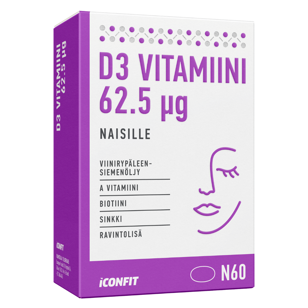 ICONFIT 维生素D3 62.5微克 60粒 - 停产