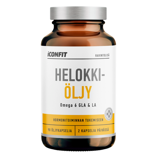 ICONFIT 月见草油 90粒｜ICONFIT Helokkiöljy 90 kaps.