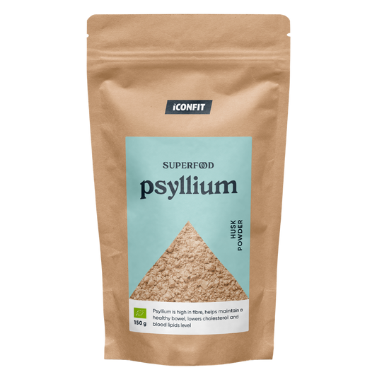 ICONFIT 有机车前子壳粉 150 g｜ICONFIT Luomu Psylliumkuorijauhe 150 g