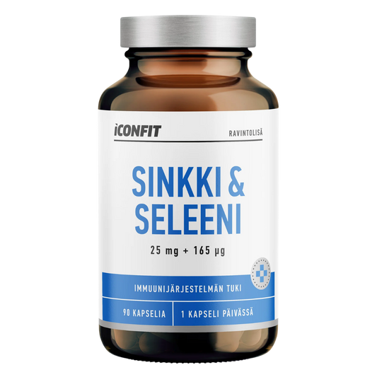 ICONFIT 锌与硒 90粒｜ICONFIT Sinkki & Seleeni 90 kaps.