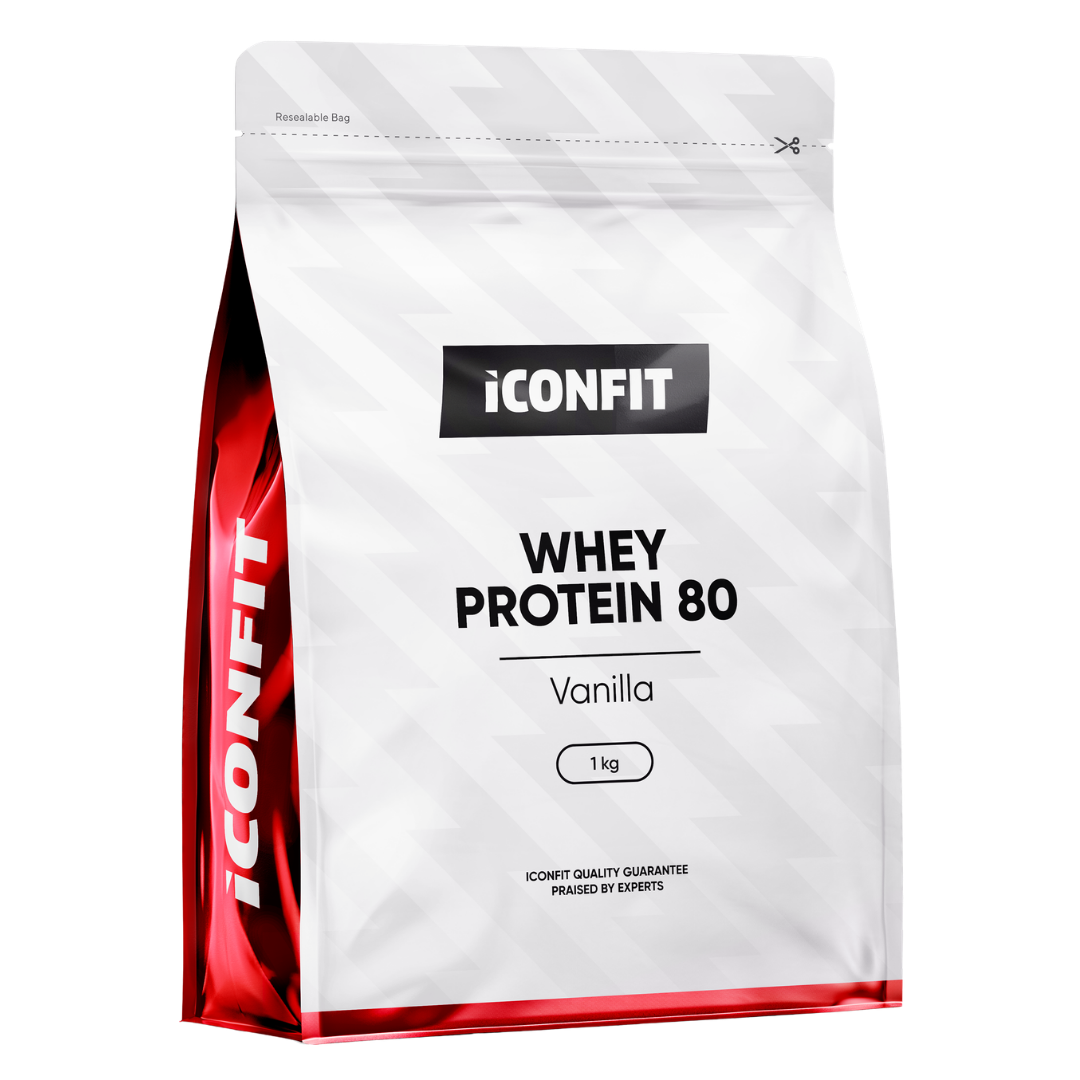 ICONFIT 乳清蛋白80 - 香草味 1 kg
