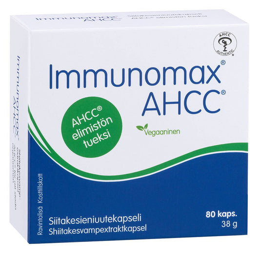 Immunomax 香菇提取物胶囊 80粒｜Immunomax Siitakesieniuutekapselit 80 kaps.