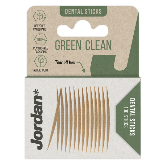 Jordan Green Clean - 木质牙签 100 kpl