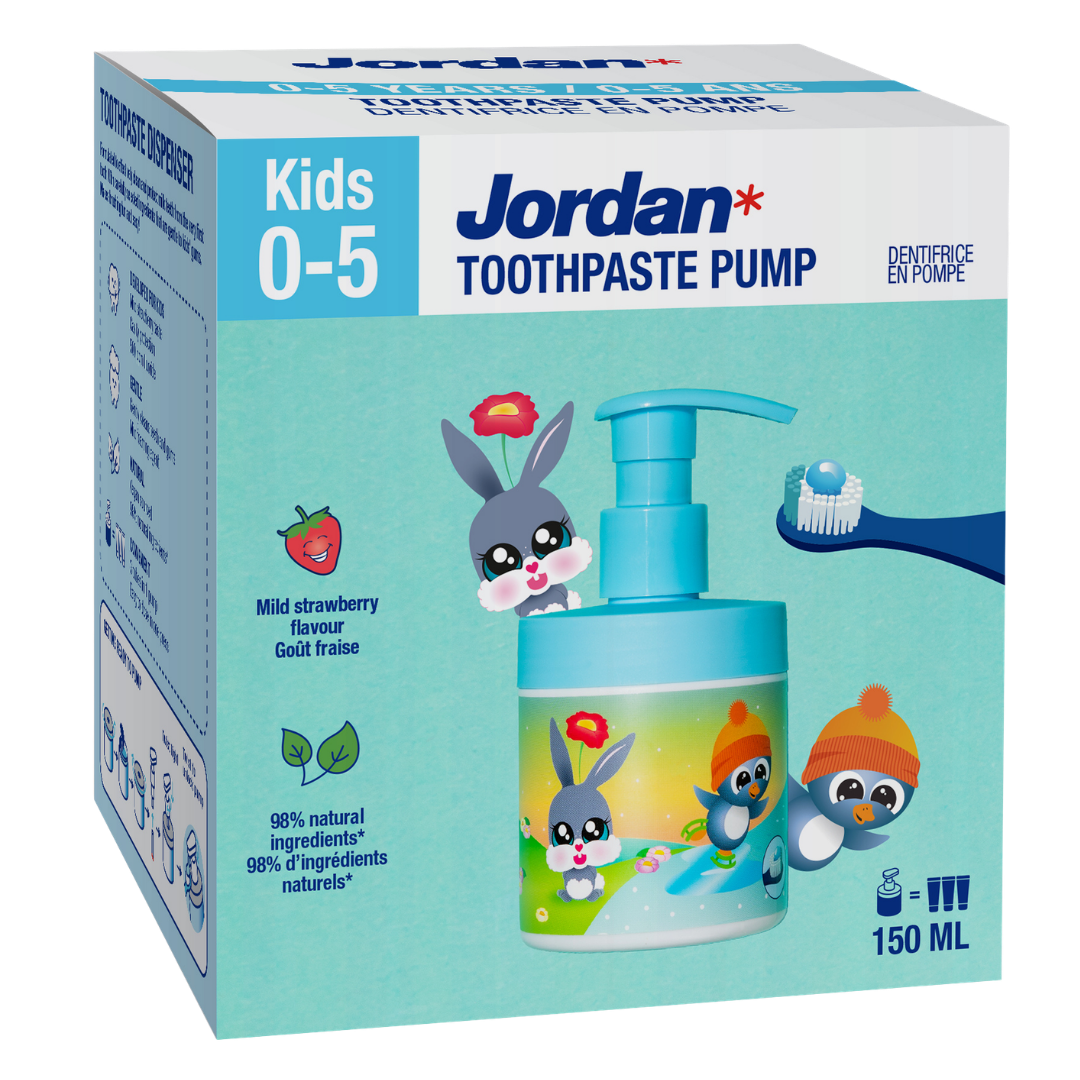 Jordan Kids 0-5岁 儿童牙膏泵装 150 ml