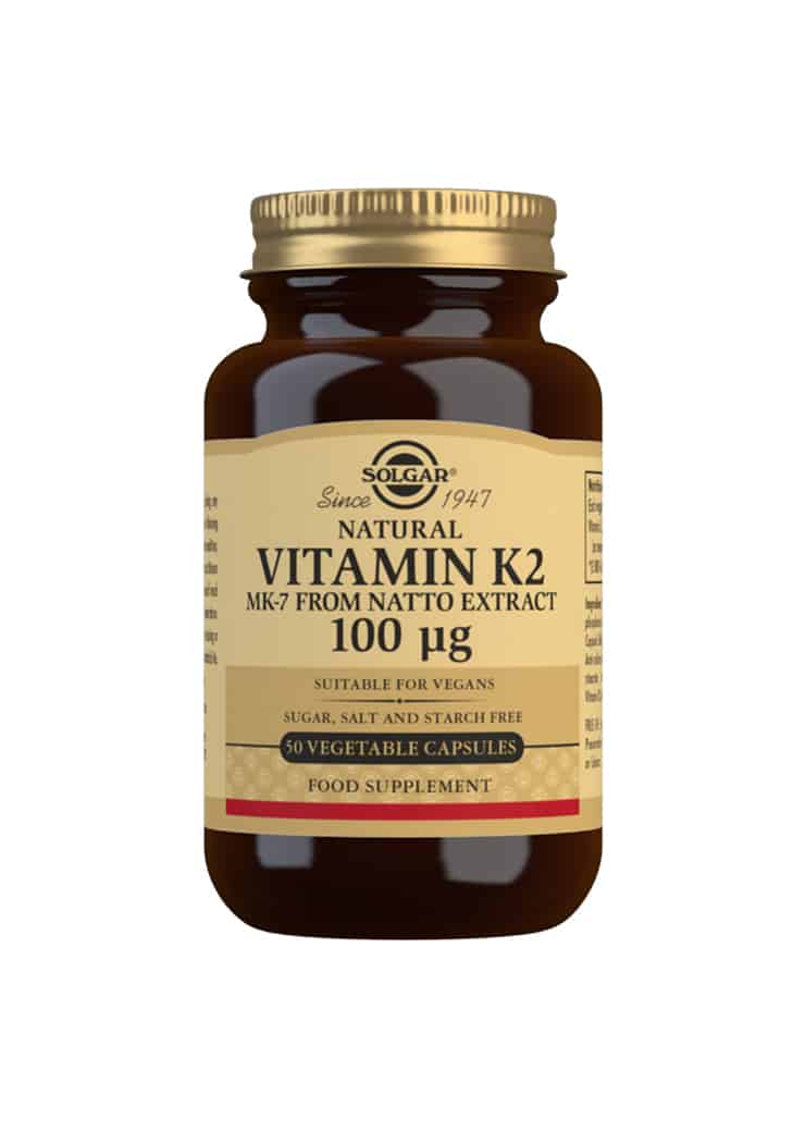 Solgar Vitamin K2 100 µg - K2-vitamiini 50 kaps. - erä｜Solgar 维生素 K2 100 µg - 维生素 K2 50 粒。 - 很多