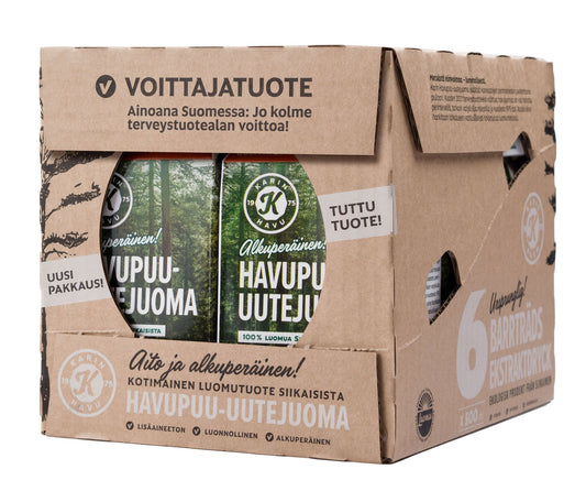 Karin 松针提取物饮品 6瓶装｜Karin Havupuu-Uutejuoma 6-pack