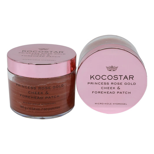 KOCOSTAR 公主玫瑰金脸颊额头贴 - 脸颊额头水凝胶贴膜 60 kpl