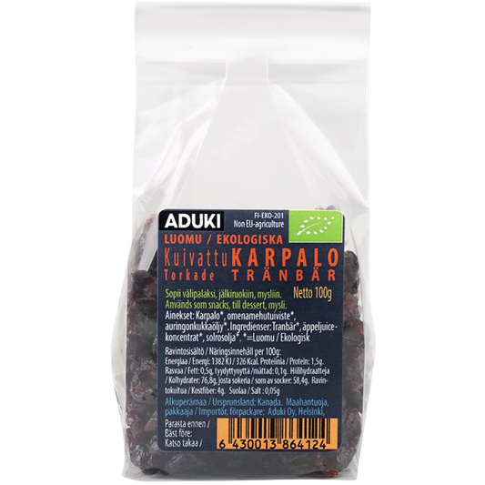 干蔓越莓 100 g｜Kuivattu Karpalo 100 g