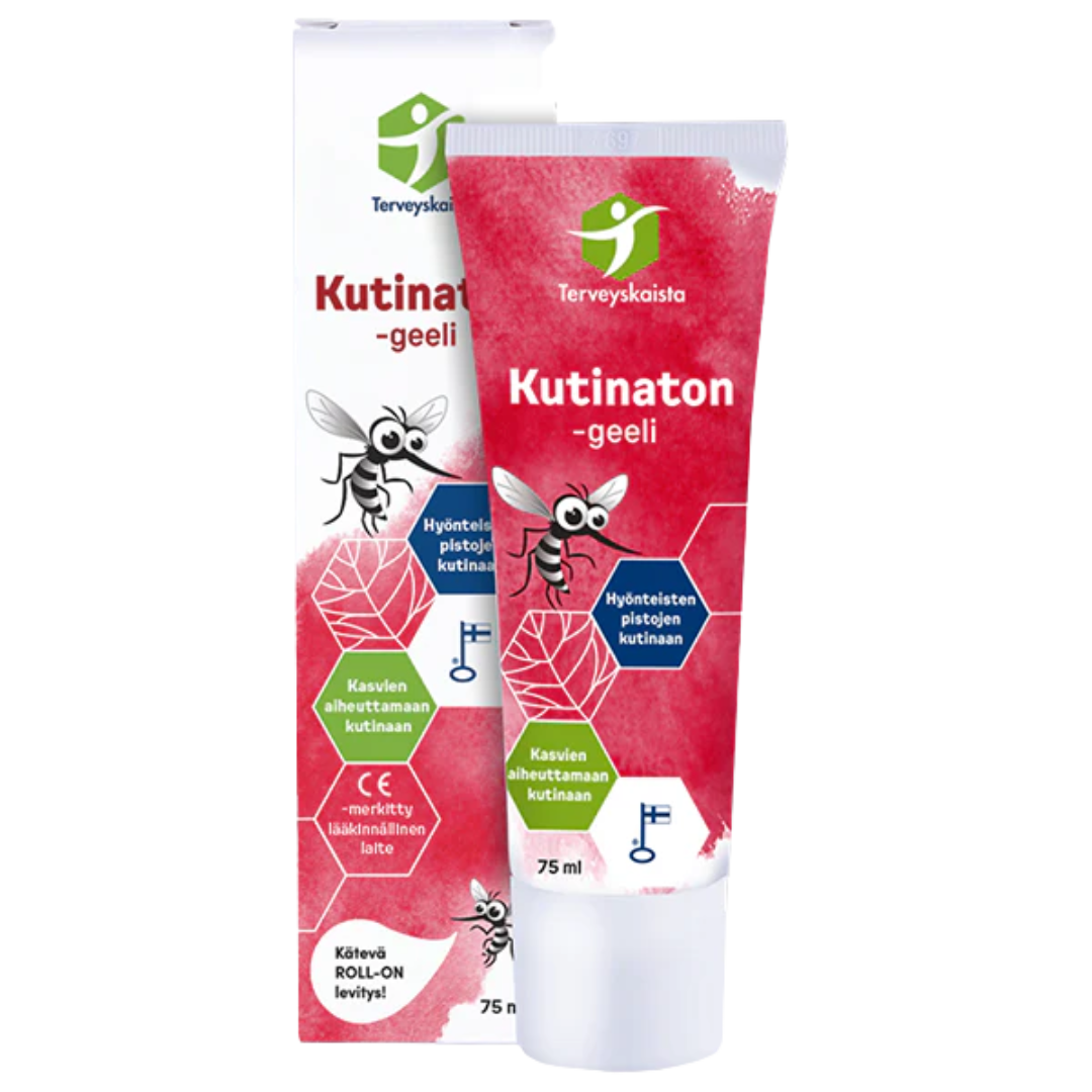 健康带止痒凝胶 75 ml｜Terveyskaista Kutinaton-Geeli 75 ml