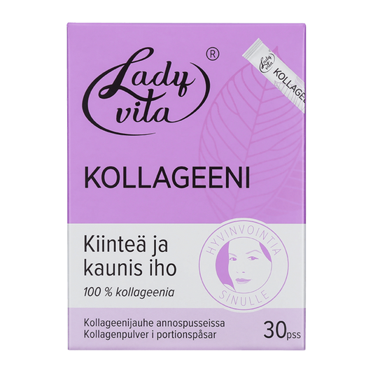 女士维他 胶原蛋白粉 袋装 30 pss｜Ladyvita Kollageenijauhe annospusseissa 30 pss