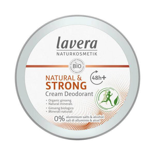 拉薇拉天然强效膏状止汗露 50 ml｜Lavera Natural & Strong Cream Deodorant - Deodoranttivoide 50 ml