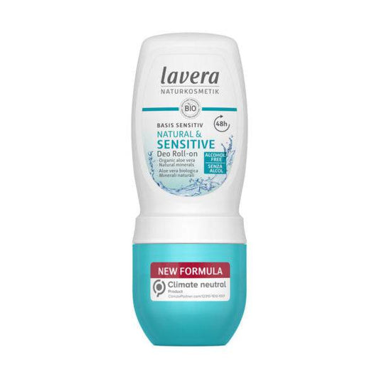 Lavera基础敏感走珠止汗剂 50 ml｜Lavera Basis Sensitiv Deo Roll-On - Deodorantti 50 ml