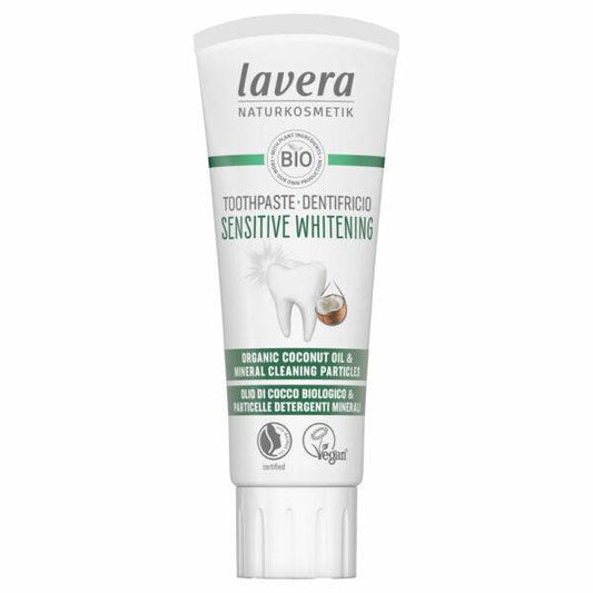 拉薇拉敏感美白牙膏 75 ml｜Lavera Toothpaste Sensitive Whitening - Hammastahna 75 ml