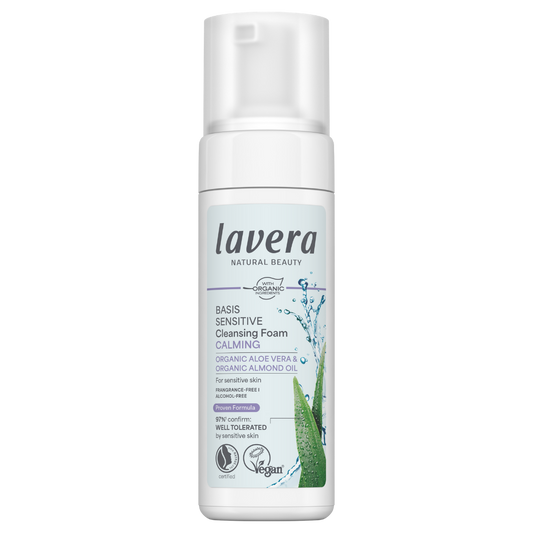 基础敏感肌洁面泡沫 150 ml｜Lavera Basis Sensitiv Cleansing Foam - Puhdistusvaahto 150 ml