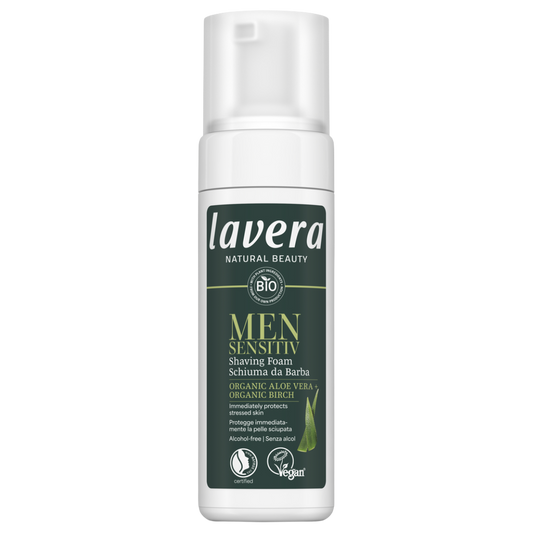 Lavera 男士敏感肌剃须泡沫 150 ml｜Lavera Men Sensitiv Shaving Foam - Partavaahto 150 ml