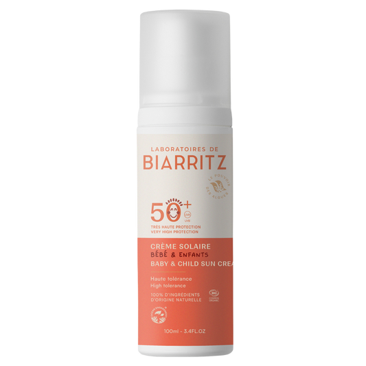 Laboratoires de Biarritz婴幼儿防晒霜SPF50+ 100 ml｜Laboratoires de Biarritz Baby & Child Sun Cream SPF50+ - Aurinkovoide lapsille 100 ml