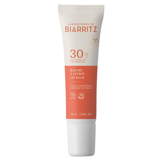 比亚里茨实验室润唇膏SPF30 15ml｜Laboratoires de Biarritz Lip Balm SPF30 - Huulivoide 15 ml - erä