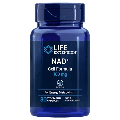 Life Extension NAD+ Cell Formula 100 mg 30 kaps.｜Life Extension NAD+细胞配方 100毫克 30粒