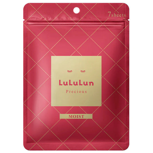 LuLuLun Precious 红色面膜 布膜 7片 批次｜LuLuLun Precious Sheet Mask Red - Kangasnaamio 7 kpl - erä