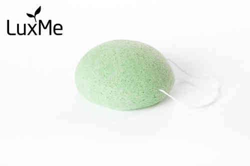 LuxMe 魔芋洁肤海绵 适合瑕疵肌肤 - 绿色 1 kpl｜LuxMe Konjac-sieni Epäpuhtaalle iholle  - vihreä 1 kpl