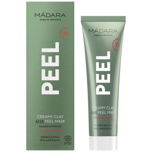 玛达拉奶油黏土AHA去角质面膜 60 ml｜Madara PEEL Creamy Clay AHA Peel Mask - Kuorintanaamio 60 ml