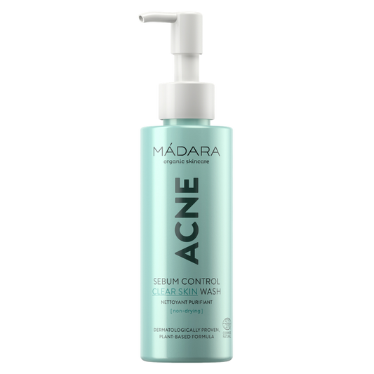 控油净肤洁面 140 ml｜Madara Acne Sebum Control Clear Skin Wash - Puhdistusaine 140 ml