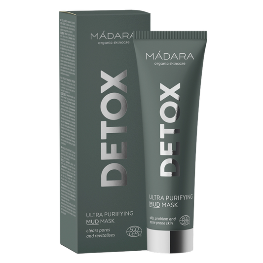 玛达拉排毒深层净化泥膜 60 ml｜Madara DETOX Ultra Purifying Mud Mask - Syväpuhdistava Mutanaamio 60 ml