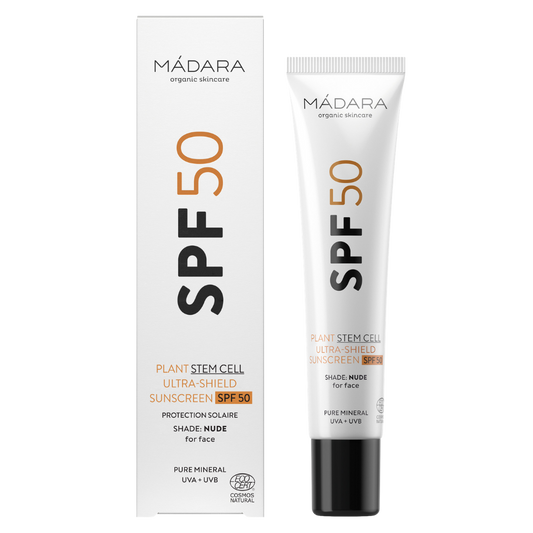 玛达拉植物干细胞超盾防晒霜 SPF50 40 ml｜Madara Plant Stem Cell Ultra-Shield Sunscreen - Aurinkosuojavoide SPF50 40 ml