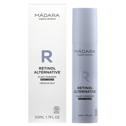 植物视黄醇替代夜间面霜50毫升｜Madara Retinol Alternative Plant-Powered Night Cream - Yövoide 50 ml - Päiväys 09/2026 - erä