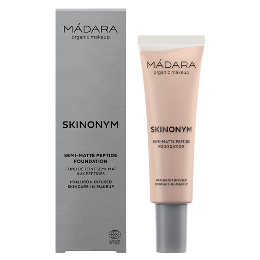 Madara Skinonym 半哑光肽粉底液 玫瑰象牙白 30｜Madara Skinonym Semi-Matte Peptide Foundation - Puolimatta meikkivoide Rose Ivory 30