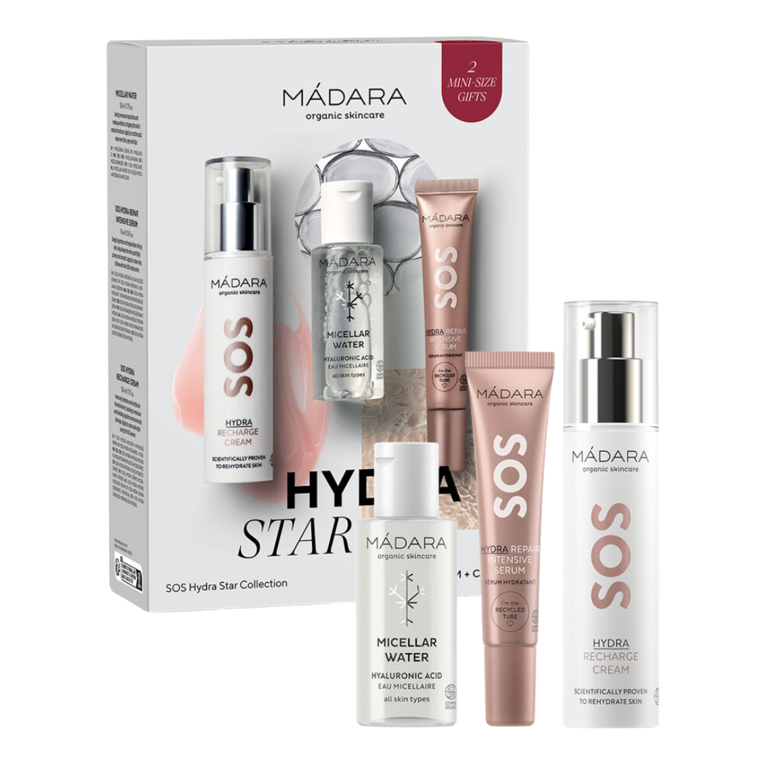 Madara SOS HYDRA Star Collection - Lahjapakkaus - Päiväys 06/2026｜Madara SOS水润之星系列礼盒 - 礼盒装 - 有效期至2026年6月