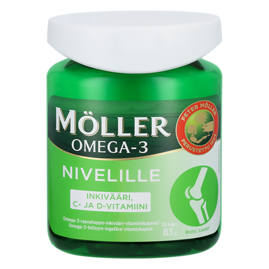 Möller Omega-3 Nivelille 76 kaps. - päiväys 31/05/2026 - erä