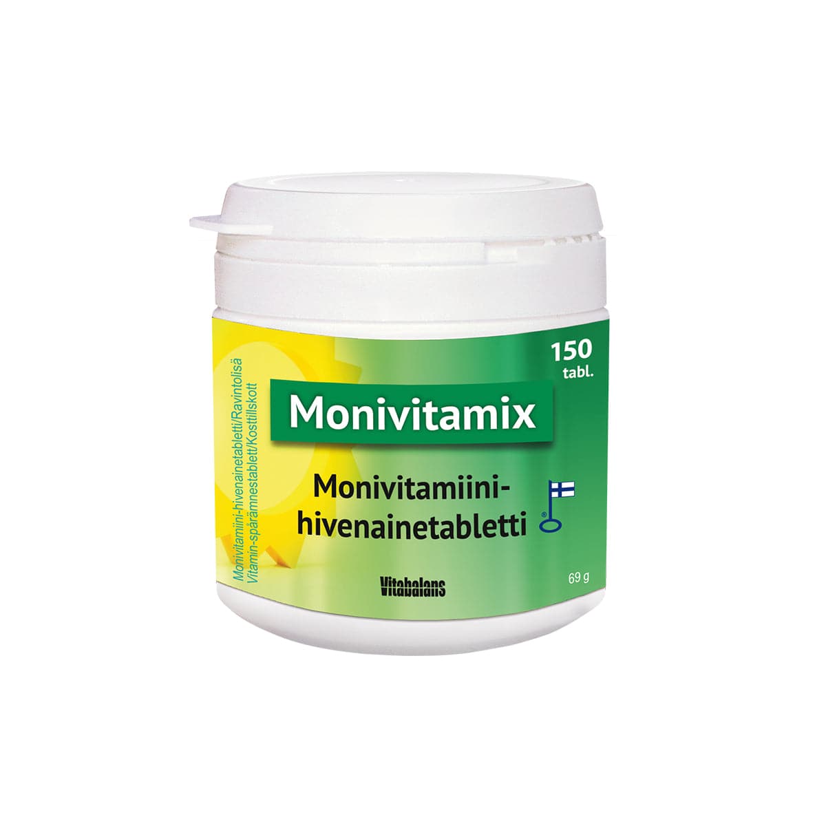 Monivitamix 150 tabl. - Monivitamiini-hivenainetabletti｜Vitabalans 多种维生素 150 片。 - 多种维生素矿物质片