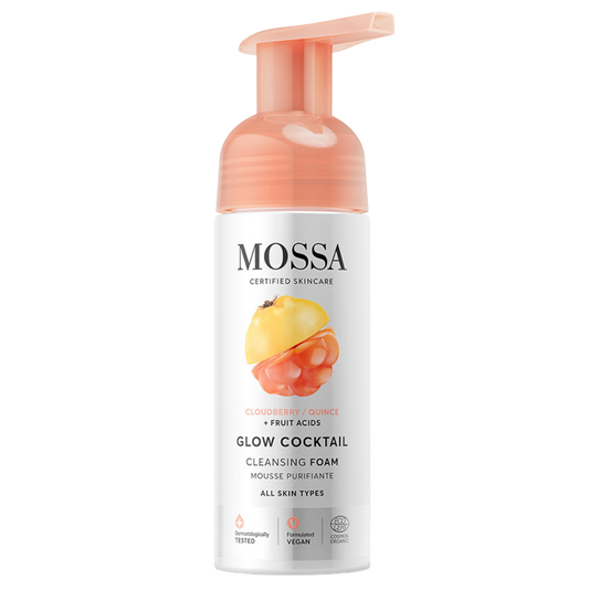 焕亮洁面泡沫 150 ml｜Mossa Glow Cocktail Cleansing Foam - Puhdistusvaahto 150 ml