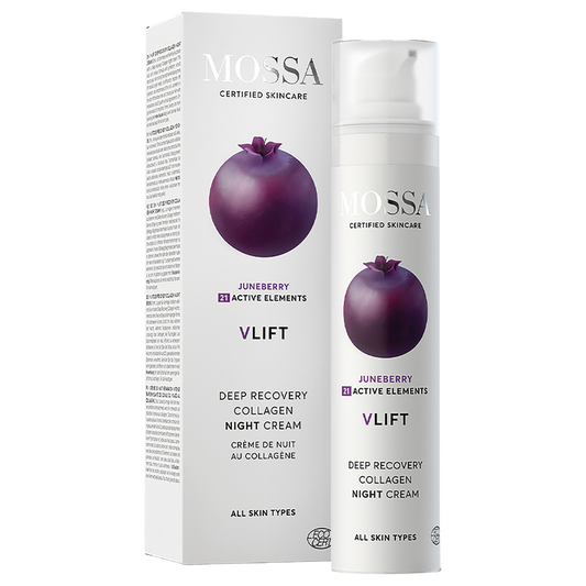 摩莎V Lift深层修复胶原蛋白紧致晚霜 50 ml｜Mossa V Lift Deep Recovery Collagen Night Cream - Kiinteyttävä yövoide 50 ml