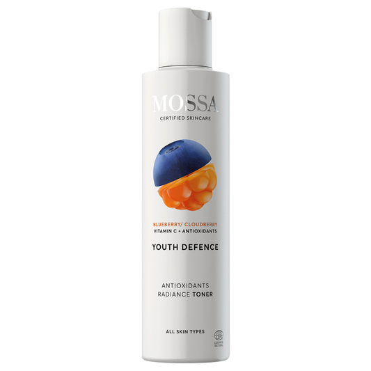 青春防御净化爽肤水-蓝莓云莓 200 ml｜Mossa Youth Defence puhdistava kasvovesi - Mustikka-lakka 200 ml