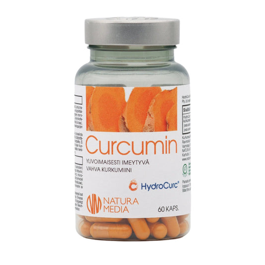 姜黄素制剂 60粒｜Natura Media Curcumin - Kurkumiinivalmiste 60 kaps.