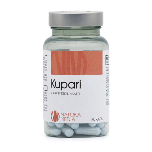 Natura Media 铜 80粒｜Natura Media Kupari 80 kaps.