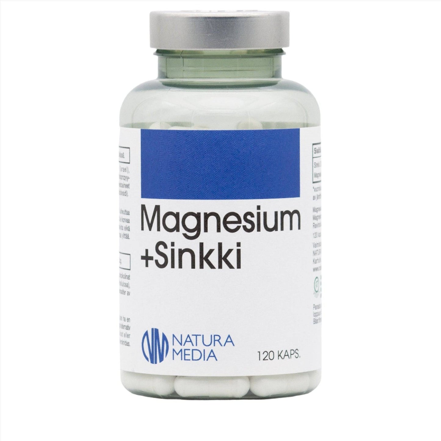 Natura Media Vahva Magnesium + Sinkki 120 kaps.