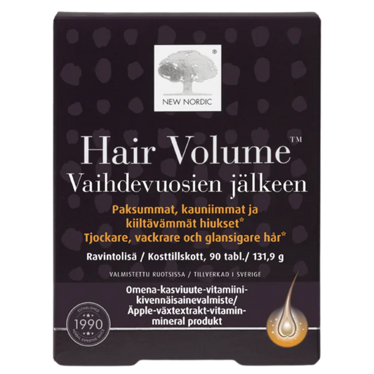新北欧丰盈发丝 - 更年期后 90片｜New Nordic Hair Volume - Vaihdevuosien jälkeen 90 tabl.
