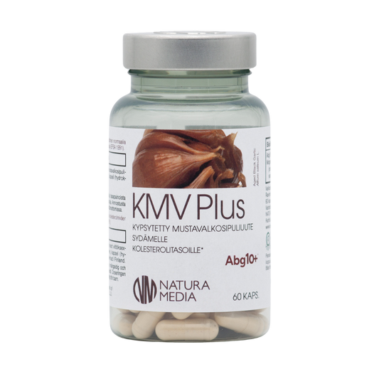 Natura Media KMV Plus 黑蒜提取物胶囊 60 粒。 - 批次 - 日期 08/2026