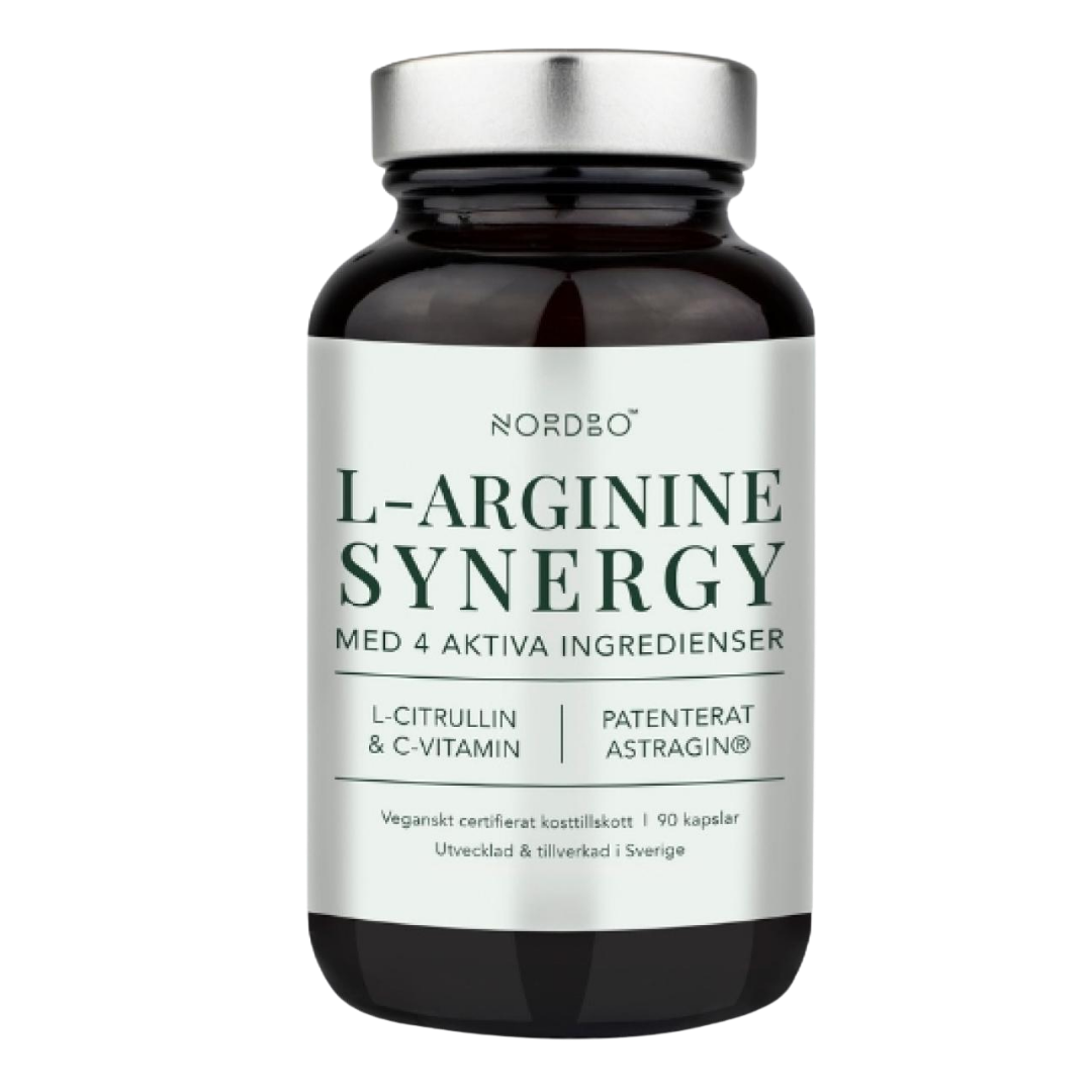 Nordbo L-精氨酸协同 90粒｜Nordbo L-Arginine Synergy 90 kaps.