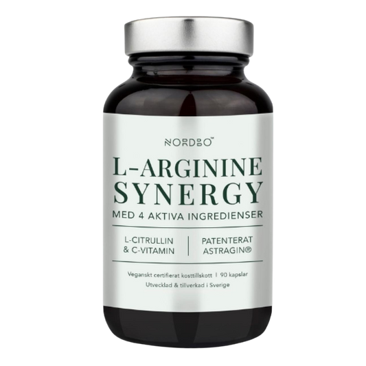 Nordbo L-精氨酸协同 90粒｜Nordbo L-Arginine Synergy 90 kaps.